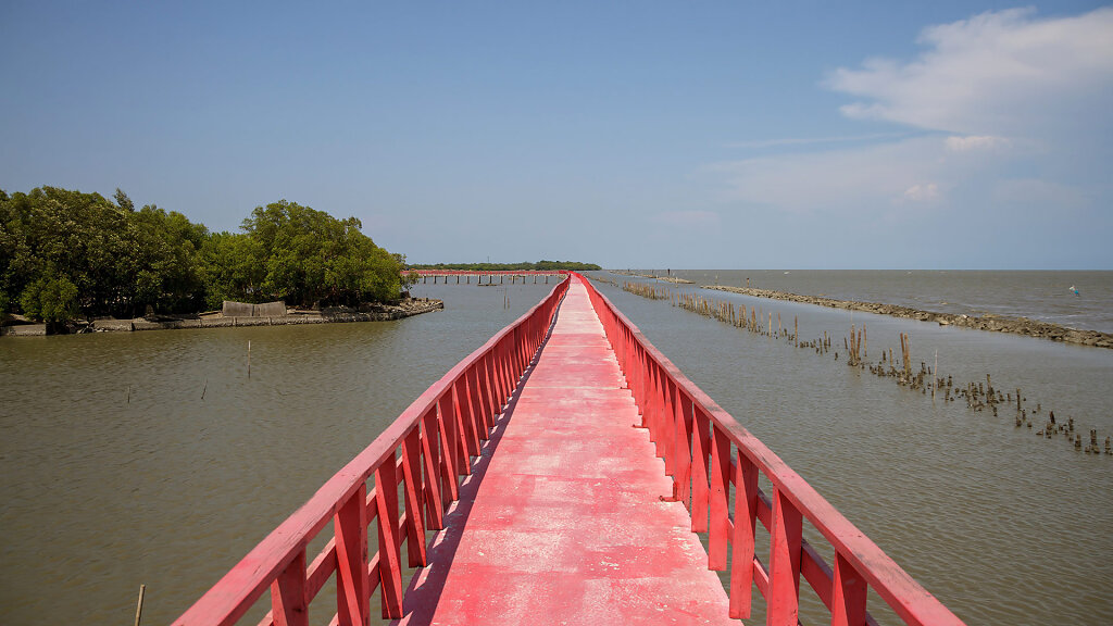 The Red Bridge (Dolphin Watching Area) // สะพานแดง จุดชมวิวปลาโลมา