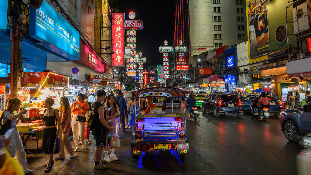 China town night market